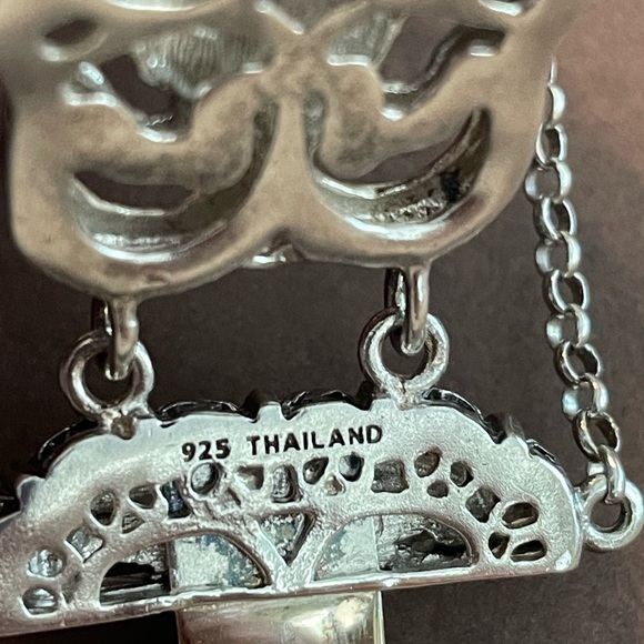 Silpada Sterling Silver Story Book Intricate Artisan Design Bracelet B2907 - Picture 11 of 15